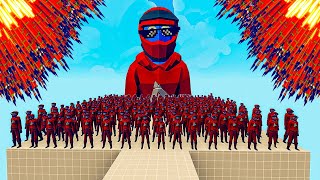 150x Cool People + 1x Giant vs Every Gods - Totally Accurate Battle Simulator.
