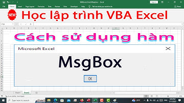 Cách sử dụng hàm MsgBox trong VBA Excel | Học Excel