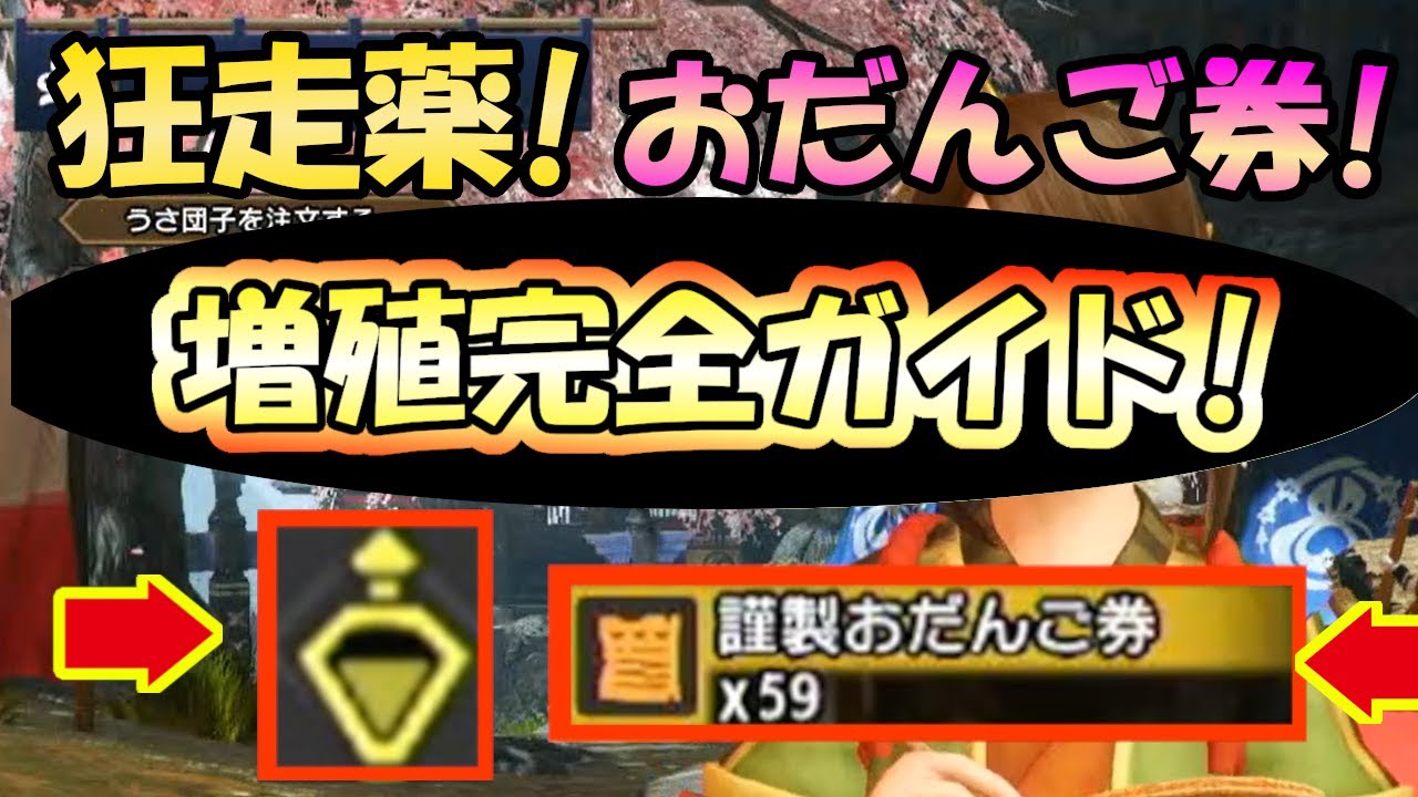 モンハンライズ 強走薬とおだんご券をカムラポイントで最効率getする方法 弓 双剣使いにおすすめ モンハンライズ攻略 Youtube