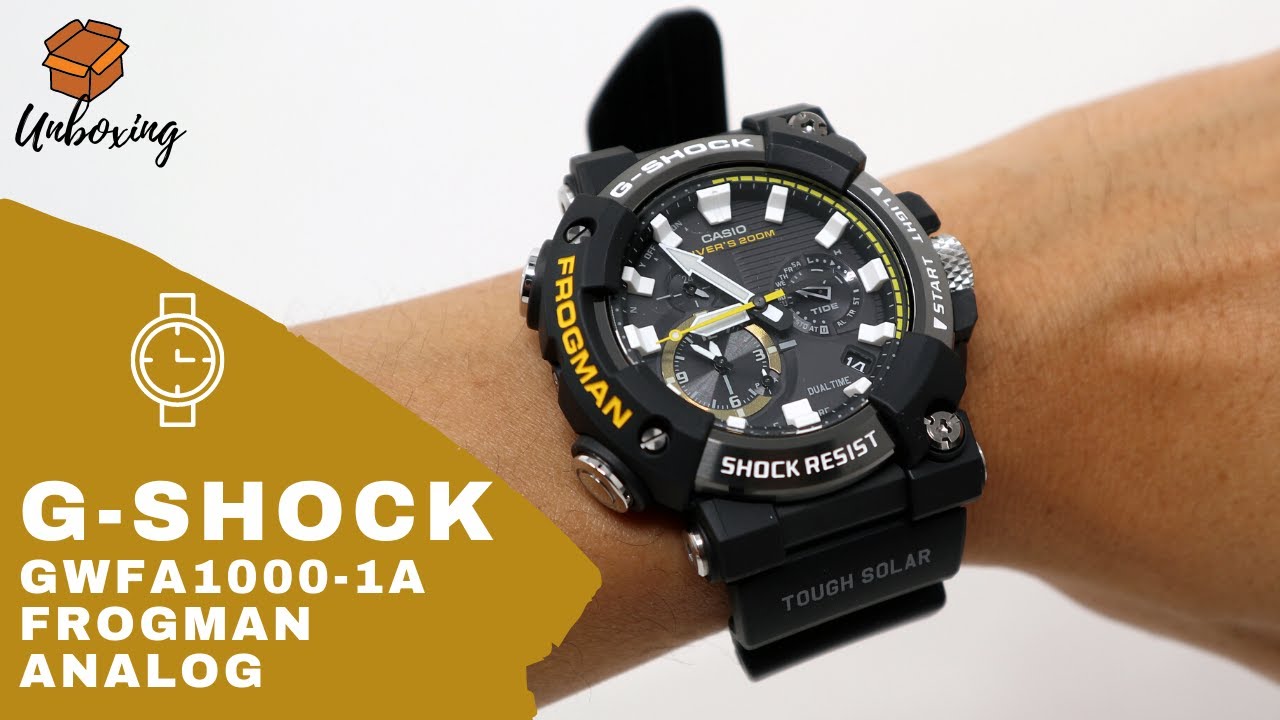 新品 CASIO G-SHOCK GWF-A1000-1AJF FROGMAN-