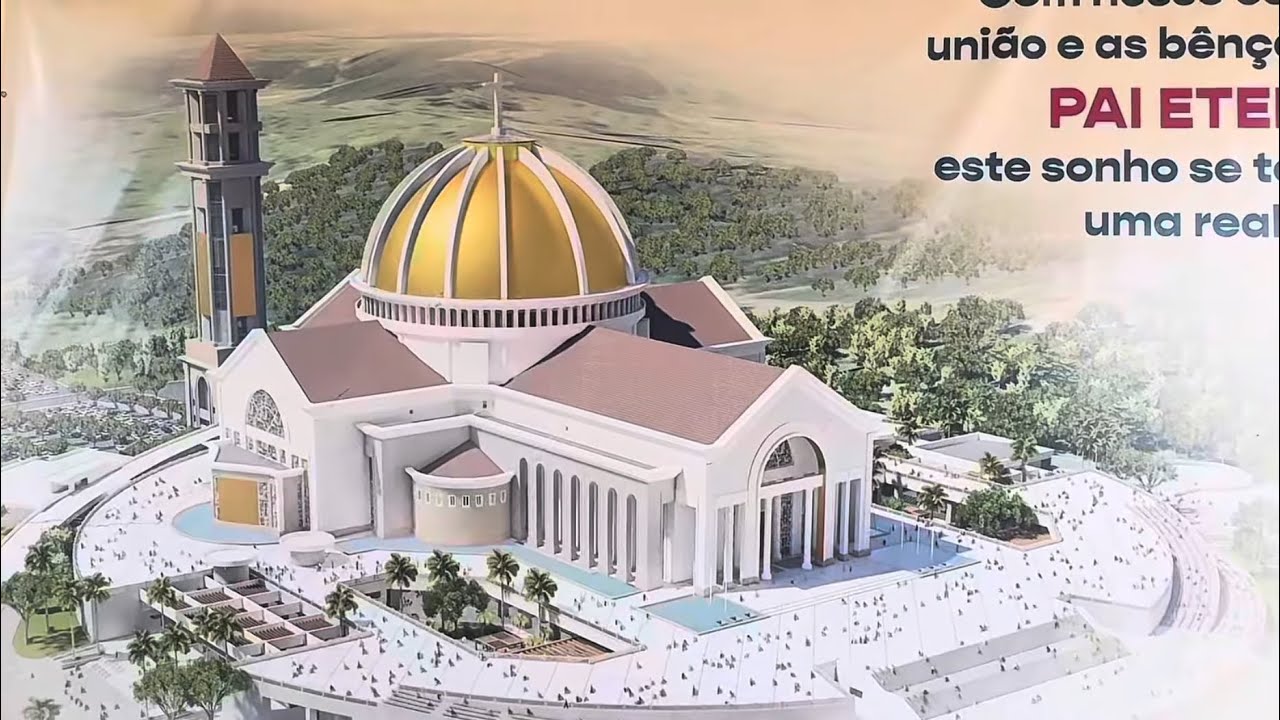 A MAIOR IGREJA DO MUNDO ESTÁ EM CONSTRUÇÃO EM TRINDADE -GOIÁS