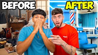 I Surprised A Fan With His Dream Barbershop!