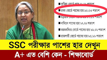 এসএসসি ২০২৩ পরীক্ষার পাশের হার দেখুন | Ssc Result 2023 Update News | SSC Result 2023 | Ssc 2023