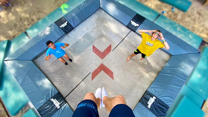WHAT YOU SEE JUMPING ON A SUPERTRAMPOLINE!