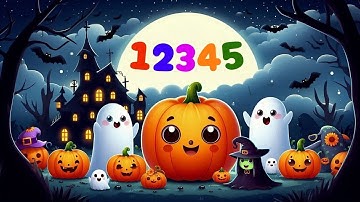 Halloween Song for Kids | Learn Numbers with Pumpkins, Ghosts & Witches | Halloween Counting Song