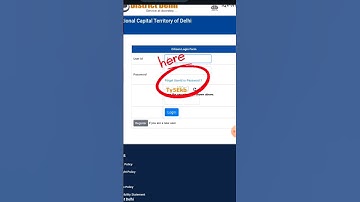 How to recover user id and password of edistrict delhi #edistrictdelhi