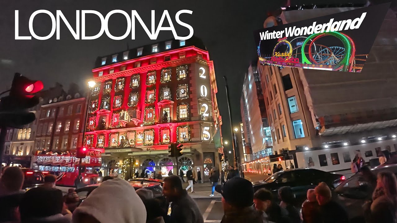 🎄✨ NEĮTIKĖTINA Londono Kalėdų magija! ✨🎄