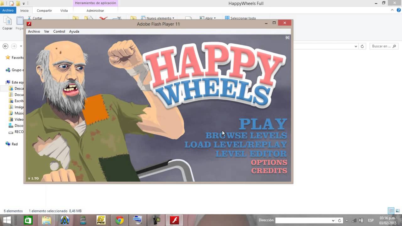 Como descargar Happy wheels Browse + levels y jugar online YouTube