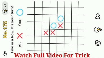 Brain Out Level 181 Five in a Row, It