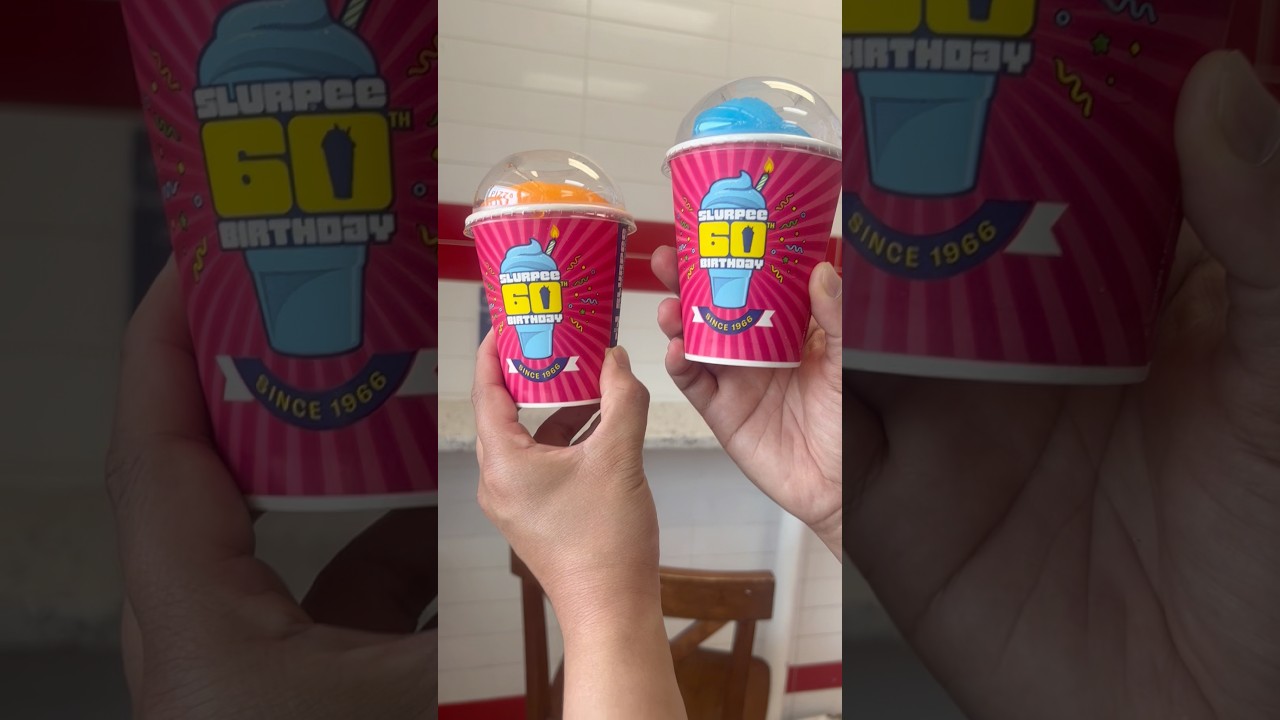 Happy 7 Eleven Day. Free Slurpee #7eleven #slurpee #freestuff #ytshorts #shortvideo #7elevencanada