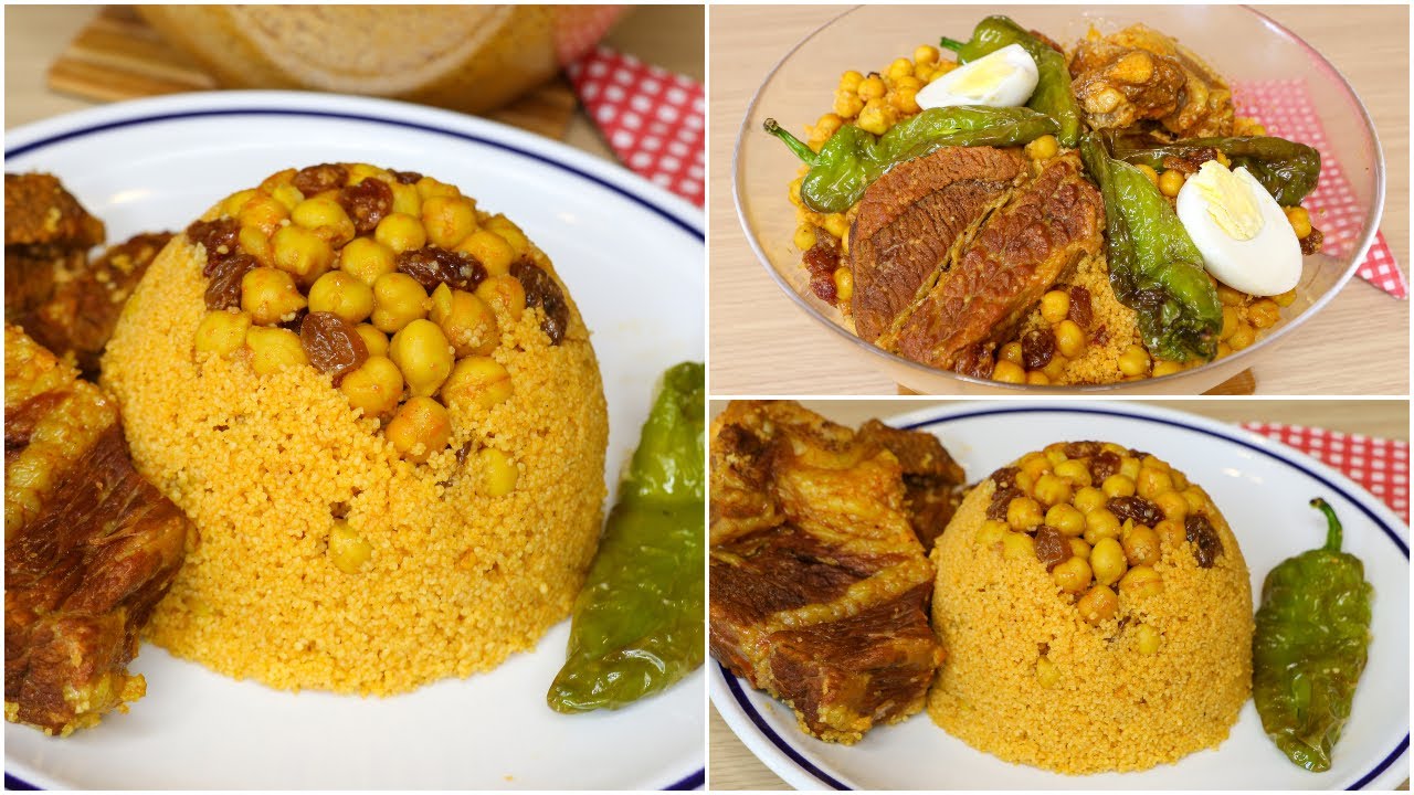 طريقة إعداد كسكسي العروسات التونسي😍والبنة لاتقاوم Couscous Tunisien😋