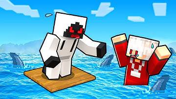 Minecraft But There Is Only ONE RAFT