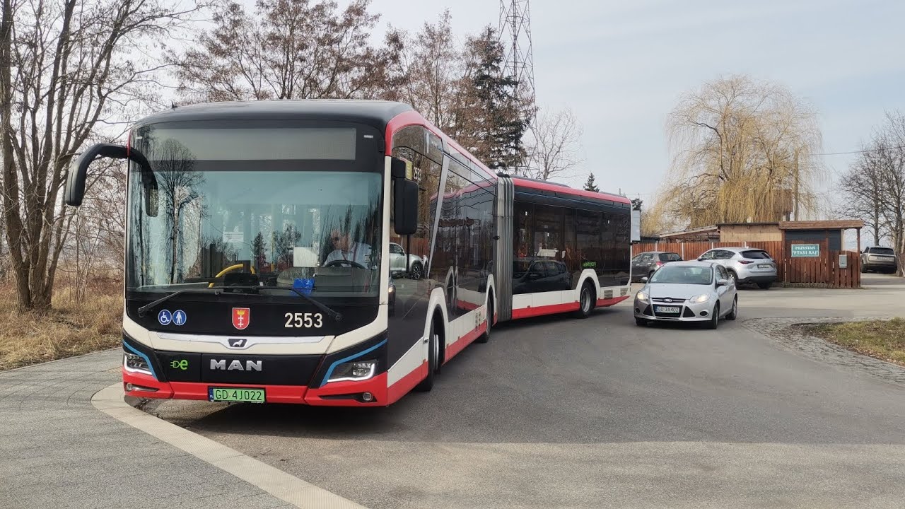 GAIT Cała Linia 186 kierunek Plac Solidarności MAN NG544 Lion`s City 18E #2553