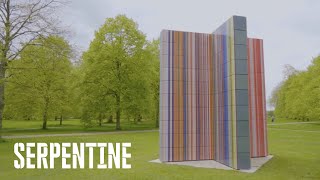 Unveiling artist Gerhard Richter&#39;s new public sculpture: &#39;STRIP-TOWER&#39; | Serpentine