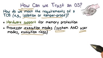 How Can We Trust an OS