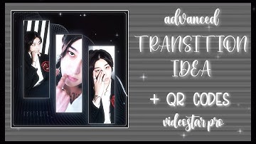 TRANSITION IDEA - advanced 3 pic slide up + qr codes | videostar