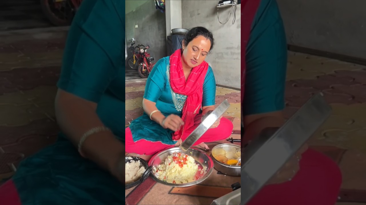 Bachhon Ka Rainy Day ho Gya Special#nuggets #food #cooking #villagevlog #villagelifestyle
