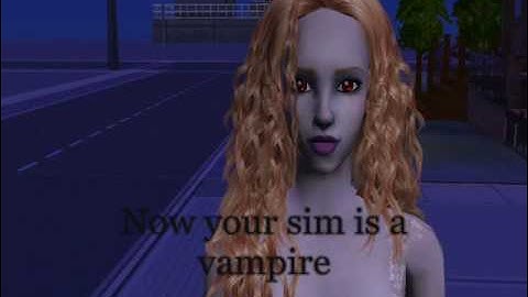 Sims 2: Turning your sim into a Vampire