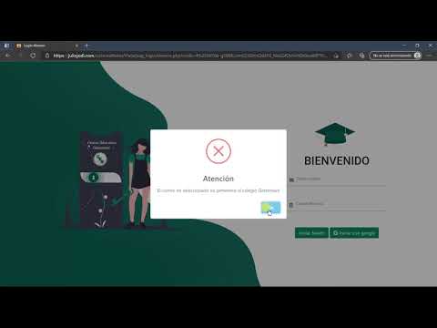 Tutorial, portal del estudiante