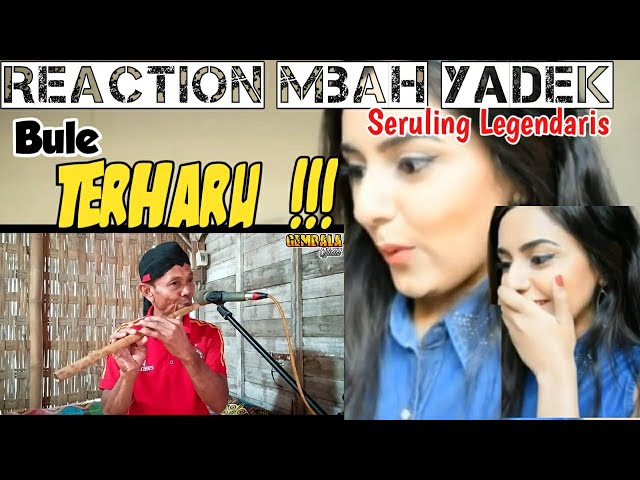 REACTION BULE TERHARU !! Mendengar Cover Suruling oleh Mbah Yadek class=