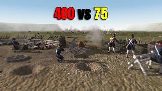 Red Coats MARCH on American Trenches! | Men of War: BITFA Mod Battle Simulator