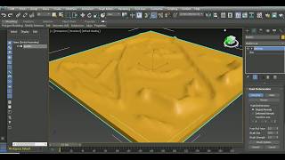 3ds max terrain with edit poly