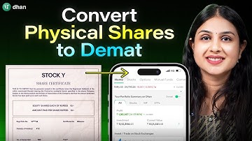 How to Convert Physical Shares to Demat: Step-by-Step Guide | Dhan