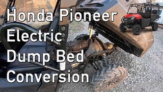 Honda Pioneer 700 Electric Tilt Dump Bed Conversion
