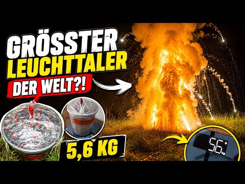 5,6 KG LEUCHTTALER ZÜNDEN 💥 DER GRÖSSTE DER WELT?!