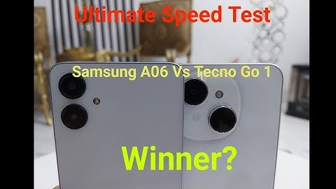 Galaxy A06 VS Tecno Spark Go 1 - WHICH Phone is FASTEST in 2024?