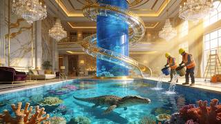 Top 5️⃣ Luxurious Epoxy Pool Designs with Stunning Resin Pours for Modern Villas！ screenshot 2