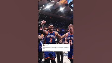 Josh Hart might be the most entertaining guy in the NBA 🤣 #knicks #shorts #funny #reactions