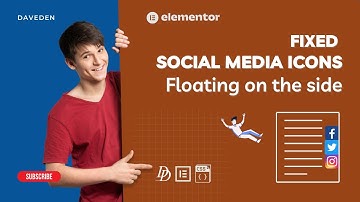 Get Free Floating Social Media Icons On Your Website With Elementor | Sidebar Panel
