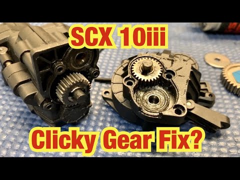 Fix for clicky gears in the SCX10iii???