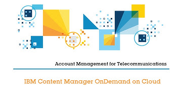 CMOD on Cloud - Account Management for Telecommunications