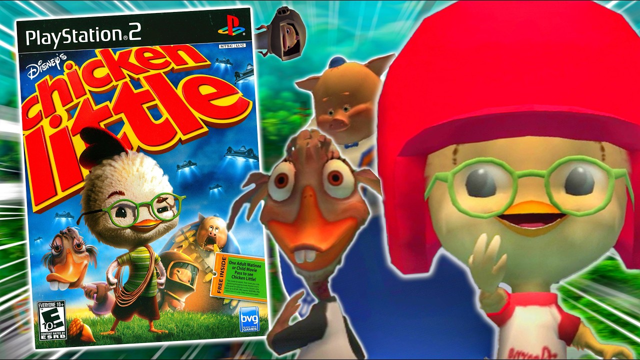 El JUEGO de CHICKEN LITTLE para PS2 era EXTRAÑO