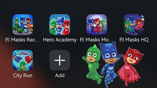 PJ Masks Racing Heroes - Hero Academy / PJ Masks Moonlight Heroes - Sticky Splat Soccer / City Run