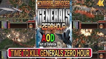 🔥 EXPERT AOD MAP - Time to DESTROY! ⚔️  Generals Zero Hour Art of Defense (HARD 3-Player Challenge)