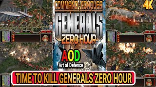 EXPERT AOD MAP - Time TO DESTROY C&C Generals Zero Hour Art of Defence AOD Online HARD MAP 3 Players