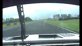 turbo mx5 race car wet track day at croft