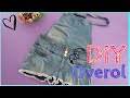 DIY || TRANSFORMA UN PANTALÓN VIEJO EN UN OVEROL || SIN MOLDES😱😱|| CREACIONES MALE