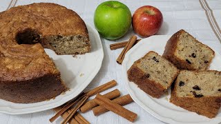 قالب كيك التفاح بالقرفة مع الجوز والزبيب Best Apple Cinnamon Cake with Walnuts and Raisins Recipe screenshot 2