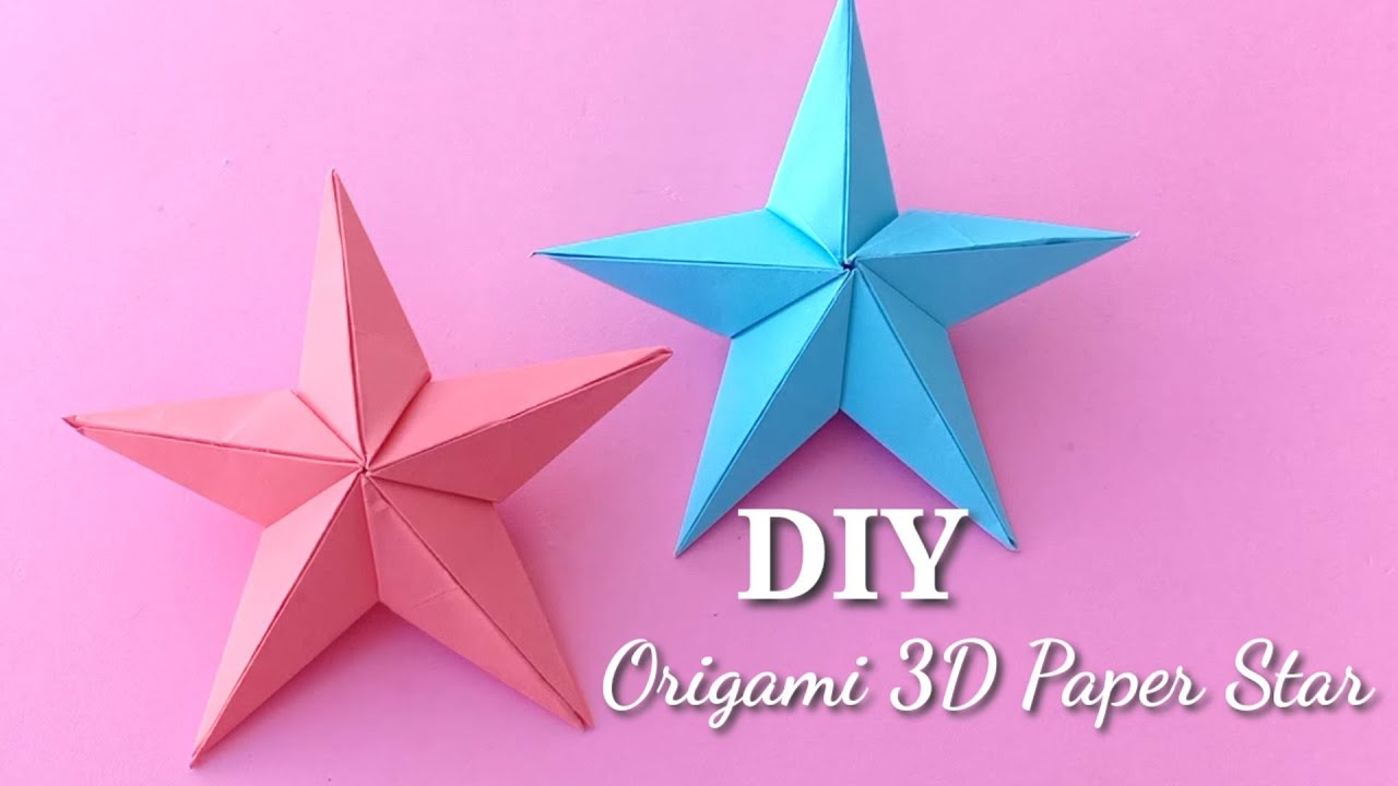 How to make 3D Paper Star