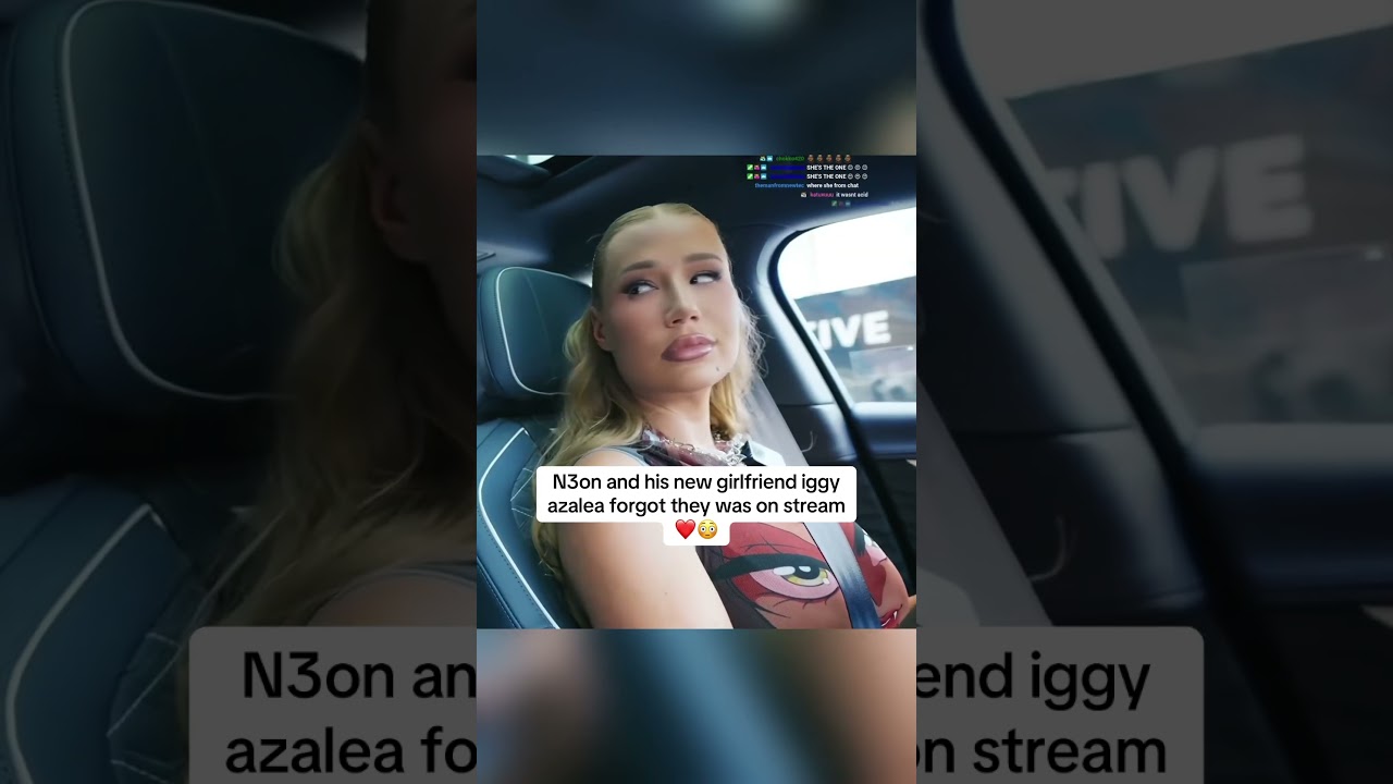 N3on and his new girlfriend iggy azalea forgot they was on stream❤️😳 