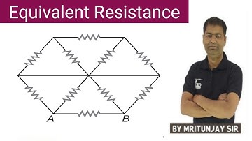 MCQ-10 How can find Equivalent Resistance  in English | Mirror Symmetry | JEEMains & Advance | NEET