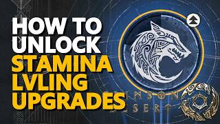 How to unlock Stamina Leveling Upgrades Crimson Desert
