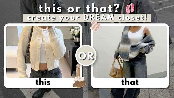 build AND create your dream closet & wardrobe | this or that? 🩰👛