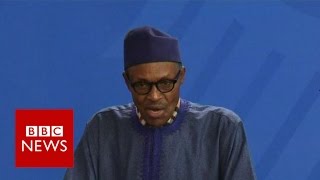 Nigerian President: My wife belongs to my kitchen - BBC News