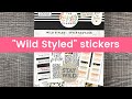 Wild Styled Happy Planner Sticker Book Flip Through