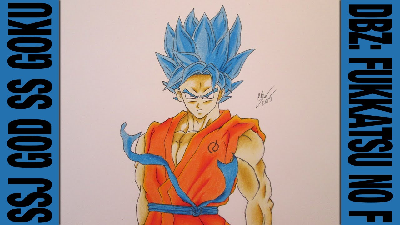 a speed drawing of Goku Super Saiyan God Super Saiyan/SSGSS in 3D Square  size 8X4 CM ▻Subscribe